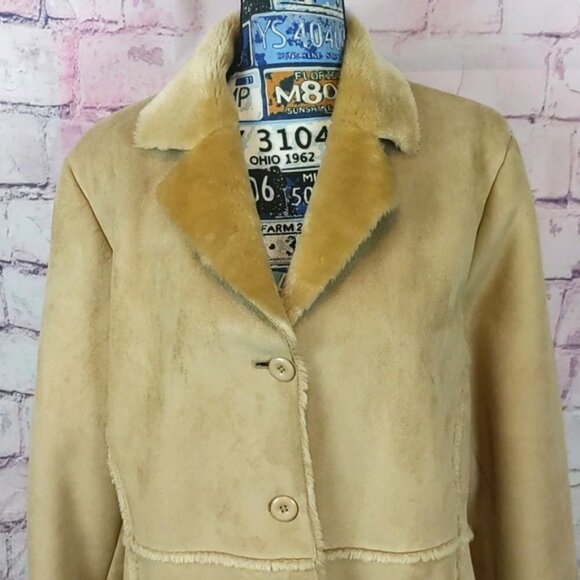 MARVIN RICHARDS - vintage coat with fur size XL - Picture 3 of 7